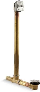 Wholesale 😉 KOHLER ClearFlo™ Brass Trip Lever Drain in Vibrant Brushed Nickel 🔔