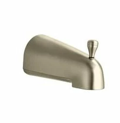 Discount 👏 KOHLER Devonshire® 4-7/16 in. Diverter Bath Spout in Vibrant Brushed Nickel ⌛