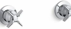 Brand new 💯 KOHLER Triton® 2-Handle Cross Wall-Mount Valve Trim Polished Chrome 😉