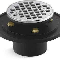 Cheapest 🎉 KOHLER ClearFlo™ 2 - 3 in. Brass and Cast Iron Polished Chrome Shower Drain 😀