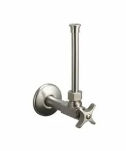 Buy 🔥 KOHLER 1/2 in Four Arm Handle Angle Supply Stop Valve in Vibrant Brushed Nickel ✨