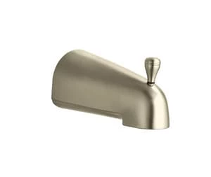 Deals 👏 KOHLER Devonshire® 4-7/16 in. Diverter Bath Spout with Slip-Fit Connection Brushed Nickel 👍