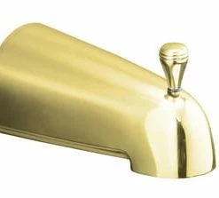 Best reviews of 🥰 KOHLER Devonshire® 4-7/16 in. Diverter Bath Spout with Slip-Fit Connection Vibrant Polished Brass 💯