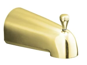 Best reviews of 🥰 KOHLER Devonshire® 4-7/16 in. Diverter Bath Spout with Slip-Fit Connection Vibrant Polished Brass 💯
