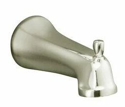 Best Sale 😀 KOHLER Bancroft® Wall-Mount Diverter Bath Spout with Slip-Fit Connection Vibrant Polished Nickel ✔️