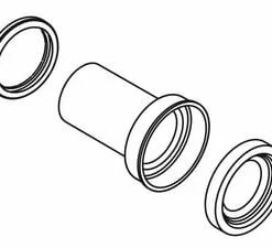 Outlet 👏 KOHLER Outlet Pipe System for K-6284-NA ⌛