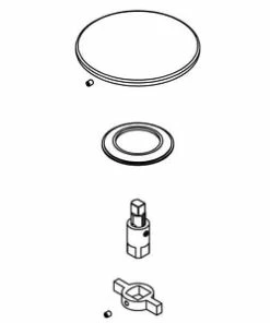 Hot Sale 🎁 KOHLER Drain Cover Assembly in White 💯