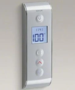 Promo ✨ KOHLER DTV Prompt® Digital Shower Interface with Eco-Mode Diverter in Satin Chrome/Polished Chrome 🔥