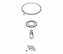 Buy 🧨 KOHLER Toe Tap Assembly in Honed White 🎉