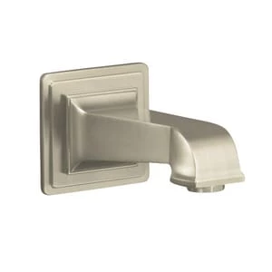 Best Pirce ⭐ KOHLER Pinstripe® Pure Wall Mount Bath Spout in Vibrant Brushed Nickel 🥰