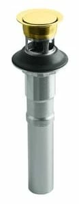 Outlet ❤️ KOHLER 3-13/16 in. Bathroom Sink Drain in Vibrant Polished Brass ✔️