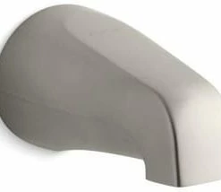 Outlet 🔥 KOHLER Coralais® 4-7/8 Wall-Mount Non Diverter Spout In Brushed Nickel 🔔