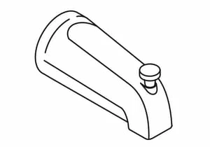 Best Pirce 👍 KOHLER IPS Diverter Bath Spout in Polished Chrome 😍