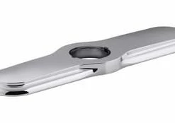 Best Pirce 🔔 KOHLER 3-Hole Kitchen Escutcheon in Polished Chrome ❤️