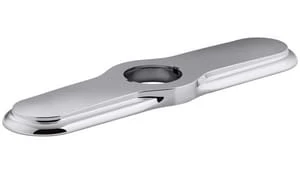 Best Pirce 🔔 KOHLER 3-Hole Kitchen Escutcheon in Polished Chrome ❤️