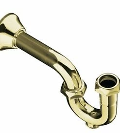Best Pirce ✔️ KOHLER 1/4 in. P-Trap in Vibrant French Gold 💯