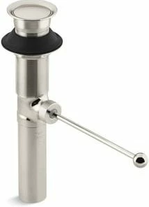 Flash Sale ❤️ KOHLER Premier Pop-Up Lavatory Drain (Less Overflow) in Vibrant Polished Nickel 😀