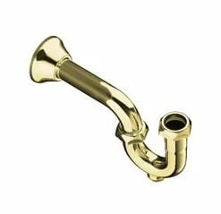 Best deal 💯 KOHLER 1-1/4 in. Brass P-Trap in Vibrant Polished Brass 🤩