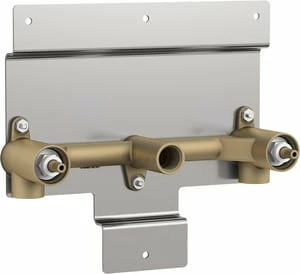 Coupon 🌟 KOHLER Parallel® 1/2 in. NPT Wall Mount Two Handle Lavatory Faucet Valve 💯