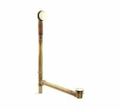 Outlet 🌟 KOHLER ClearFlo™ 27-3/8 in. Brass Toe-Tap Drain in Vibrant French Gold 😍
