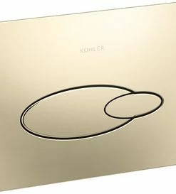 Brand new ⌛ KOHLER Droplet® Flush Actuator Plate in Vibrant® French Gold ⌛