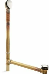 Buy 👍 KOHLER ClearFlo™ 27-3/8 in. Brass Toe-Tap Drain in Vibrant Brushed Nickel 👍