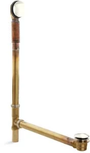 Best Sale 🛒 KOHLER ClearFlo™ 27-3/8 in. Brass Toe-Tap Drain in Vibrant Polished Nickel 🌟