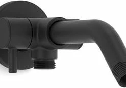 Best reviews of 🔔 KOHLER 1/2 in. NPT Brass Shower Arm in Matte Black 🎁