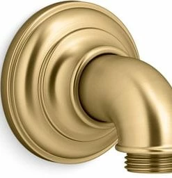 Deals 🎁 KOHLER Artifacts® Metal Supply Elbow in Vibrant® Brushed Moderne Brass ✔️