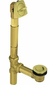 Wholesale ⌛ KOHLER ClearFlo™ 1- 1/2 in. Adjustable Pop-Up Drain with Through the Floor Installations for 14 to 16 in Vibrant French Gold 🥰