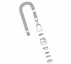 Deals ✔️ KOHLER Hose Assembly in Polished Chrome 👏