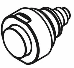 Best Sale 🧨 KOHLER Push Button Assembly in Polished Chrome 🎉