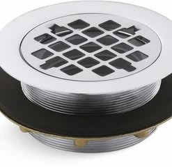 New 🌟 KOHLER Devonshire® 2 in. Inside Caulk Bronze/Brass Chrome Shower Drain 👏