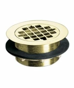 Wholesale 🌟 KOHLER Devonshire® 2 in. Inside Caulk Bronze/Brass Vibrant® Polished Brass Shower Drain 🎉