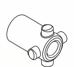 Discount ❤️ KOHLER Adapter Valve in Bright Chrome 🥰