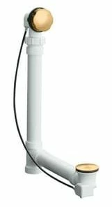 Promo 👏 KOHLER ClearFlo™ 21 in. Metal Cable Drain in Vibrant Brushed Bronze 👏