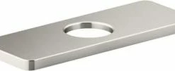 Cheapest 🛒 KOHLER Parallel™ Brass Flat Escutcheon in Vibrant® Brushed Nickel 🧨