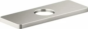 Cheapest 🛒 KOHLER Parallel™ Brass Flat Escutcheon in Vibrant® Brushed Nickel 🧨