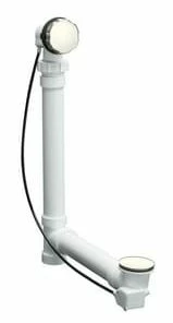 Coupon 🔔 KOHLER ClearFlo™ 21 in. Metal Cable Drain in Vibrant Polished Nickel ⌛