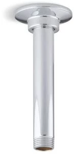 Budget ✨ KOHLER 6 in. Ceiling Mount Shower Arm and Flange with 1/2 in. Connection in Polished Chrome ✨