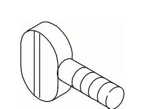 Hot Sale 🌟 KOHLER Rough Chrome Thumb Screw 🔔