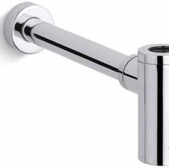 Cheapest 😀 KOHLER 1-1/4 in. Brass Sink Trap in Polished Chrome 🎉