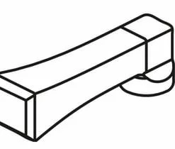 Best Sale 🎉 KOHLER Bath Lever Handle in Brushed Chrome ⭐