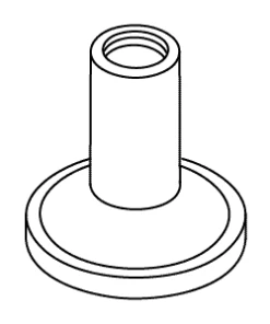 Cheap ✨ KOHLER 6 in. Handle Base in Polished Chrome 🧨