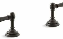 Deals 🧨 KOHLER Artifacts® Bathroom Sink Lever Handles in Oil Rubbed Bronze 🎉