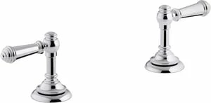 Cheapest 👍 KOHLER Artifacts® Bathroom Sink Lever Handles in Polished Chrome 🌟