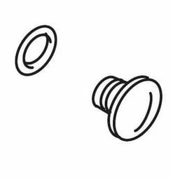 Discount 🔔 KOHLER Plug Button in White 🔔