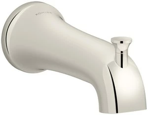 Flash Sale ❤️ KOHLER Tempered™ 1/2 in. Slip Metal Spout in Vibrant® Polished Nickel 🥰