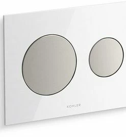 Promo 🔥 KOHLER Skim™ Dual Flush Actuator Plate for K-18829 in White 👍