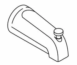 Best Pirce ⌛ KOHLER SPOUT Slip DIVERTER Bath 🥰